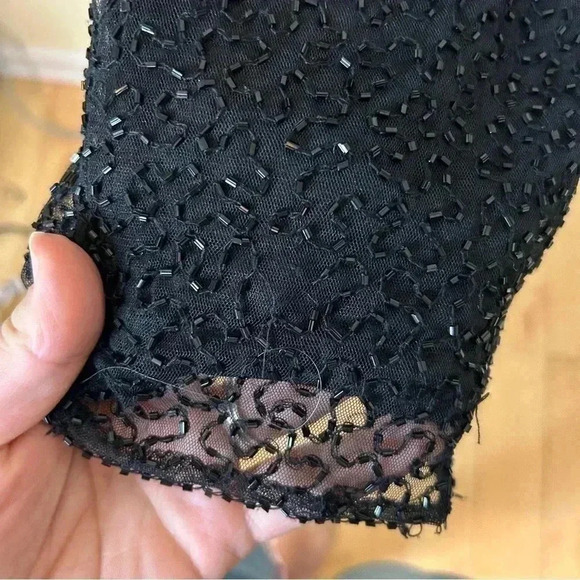 Vintage Beaded Sequin Pants and Tank Set Brilliante and Scala Size M - Picture 9 of 16